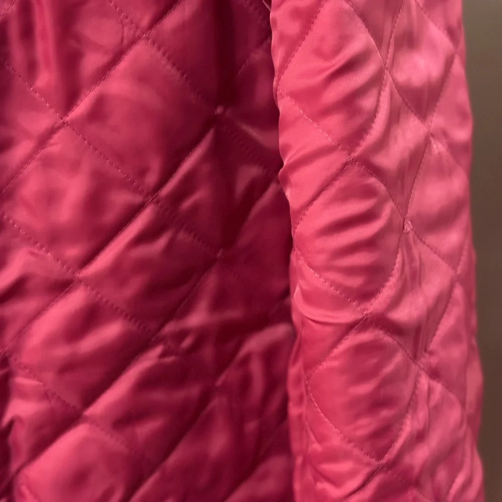 Isaac Mizrahi Hot Pink Wool-Blend Hooded Coat - Picture 11 of 14